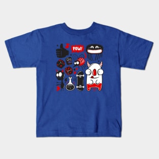 Doodle Monster Kids T-Shirt